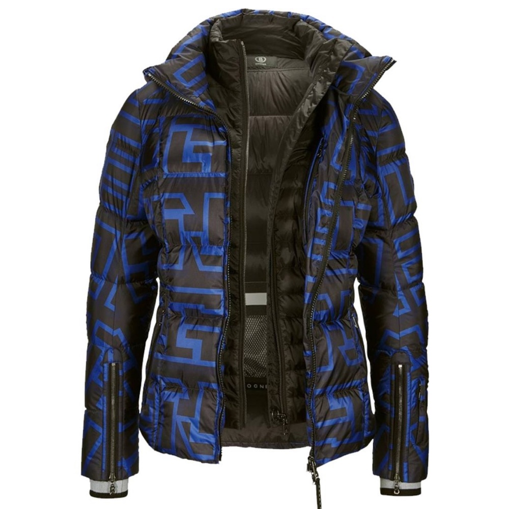 Bogner NWT Sport Sanne Down Ski Jacket Blue/Black - Picture 4 of 8